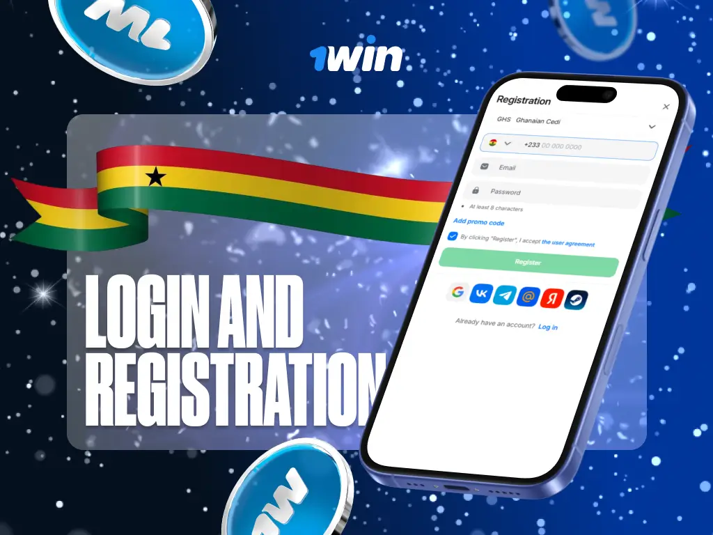 1win Registration in Ghana: Sign Up & Login